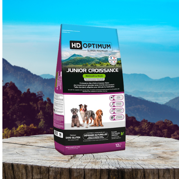 Croquettes Hd Optimum Medium et Maxi JUNIOR