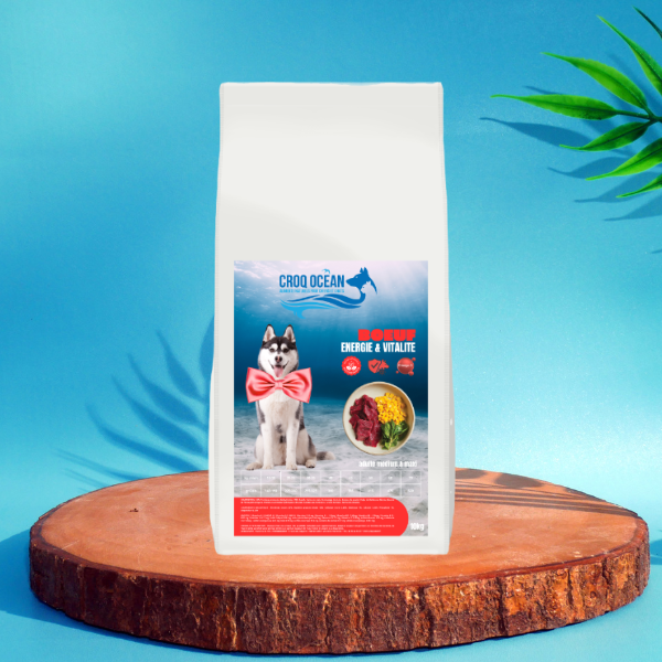 Croquettes Croq Ocean Tradition Energie et Vitalite Boeuf 10kg