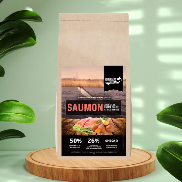 Croquettes Croq Ocean Nutri PLUS Saumon et Truite sensibilité cutanée