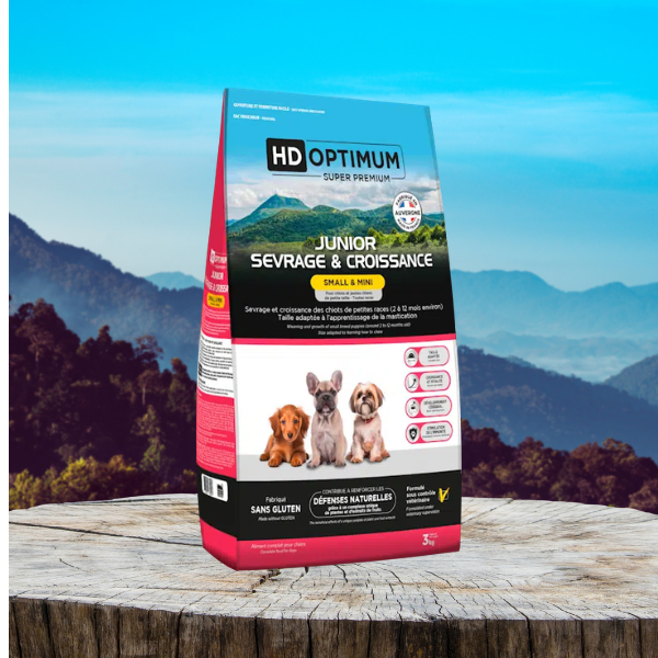 Croquettes Hd Optimum Mini JUNIOR 3kg