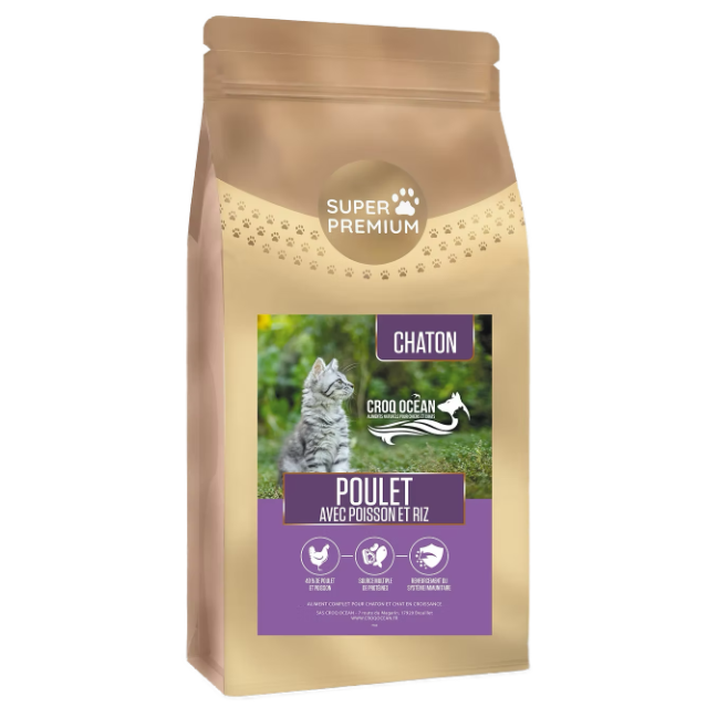 Croquettes Croq Ocean Chaton Poulet & Poisson