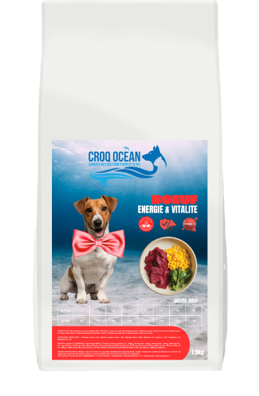Croquettes Croq Ocean Tradition Mini Energie et Vitalite Boeuf