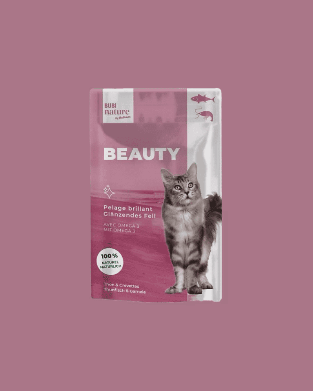 Bubi nature beauty thon crevettes 70g