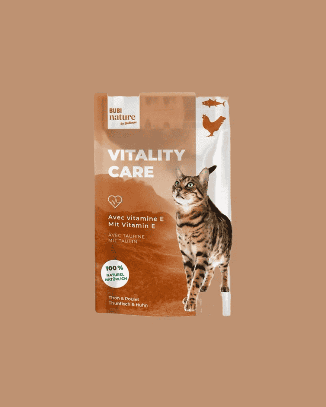 Bubi nature vitality care thon poulet 70g