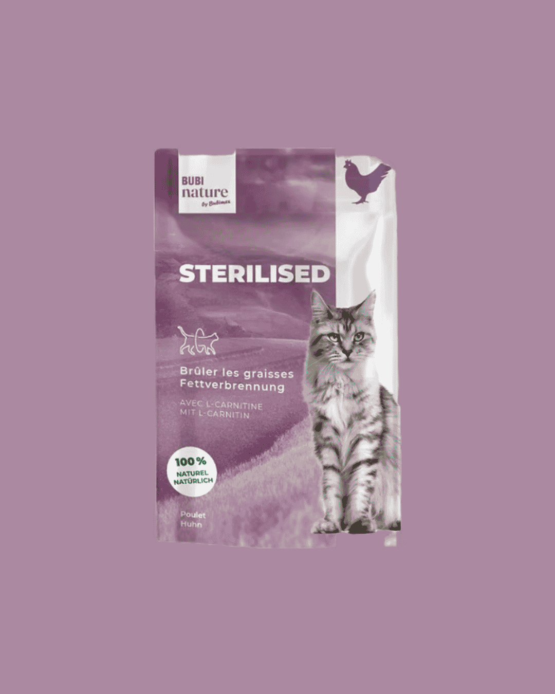 Bubi nature sterelised filet de poulet 70g