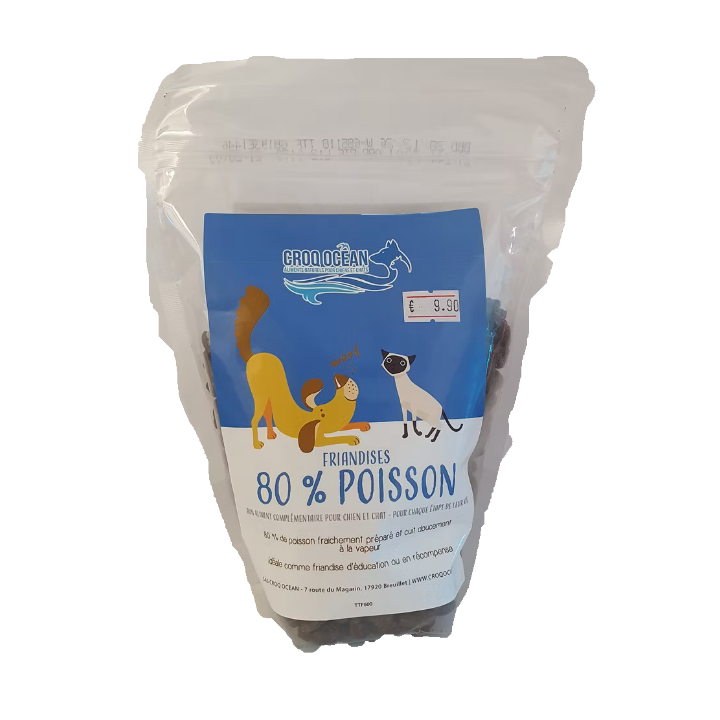 Friandises 80% de poissons 500g