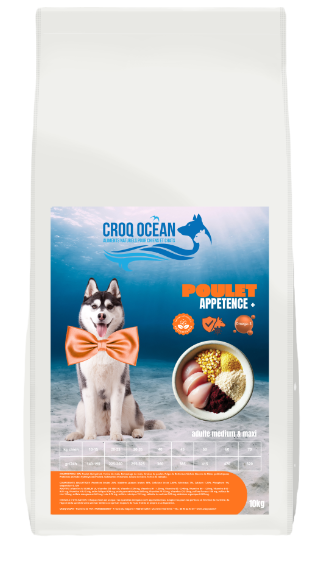 Croquettes Croq Ocean Tradition Appetence + Poulet 10kg