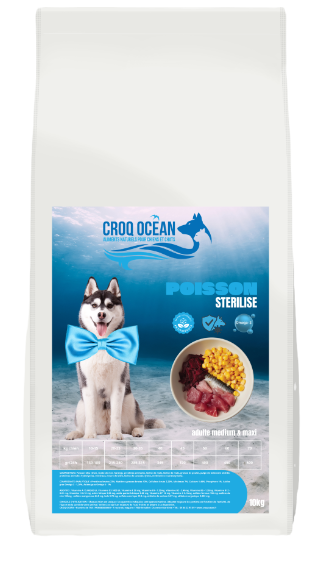 Croquettes Croq Ocean Tradition Sterilise Poisson 10kg
