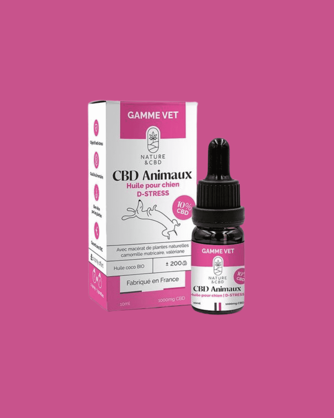 Huile de CBD D-Stress 10%
