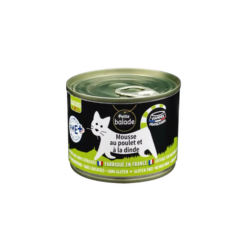 Mousse au Poulet et à la Dinde 200g