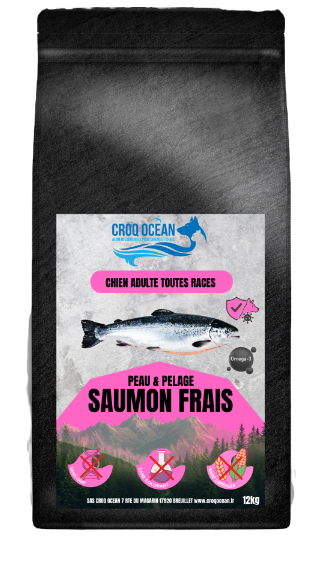 Croquettes Croq Ocean Nutri Peau et Pelage Saumon Frais