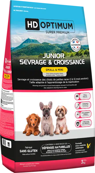 Croquettes Hd Optimum Mini JUNIOR 3kg